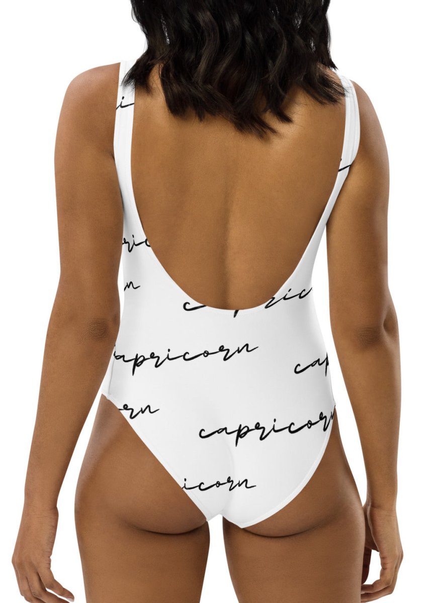 Capricorn Monogram One-Piece Swimsuit - Memories of Seasons