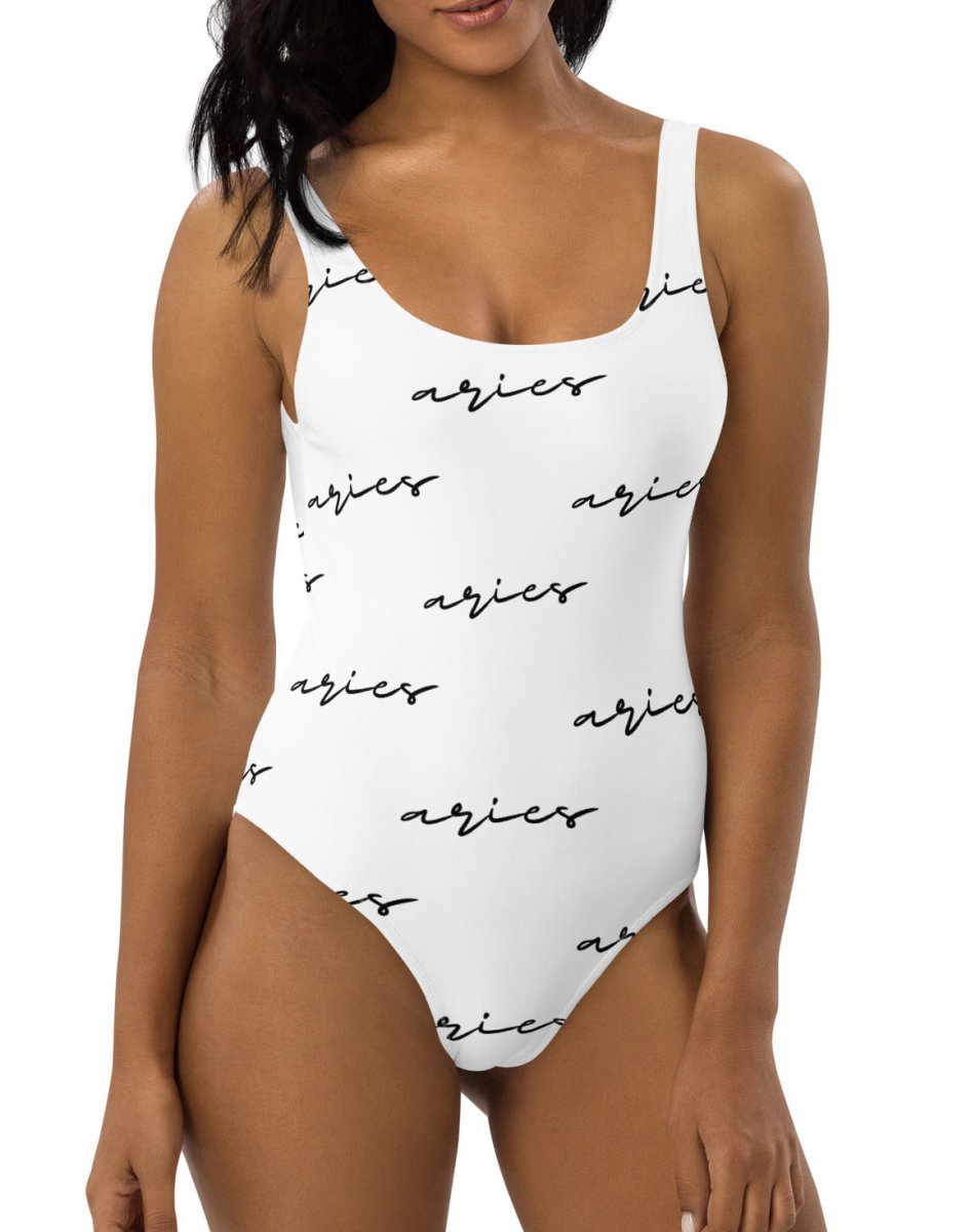 Aries Monogram One-Piece Swimsuit - Memories of Seasons