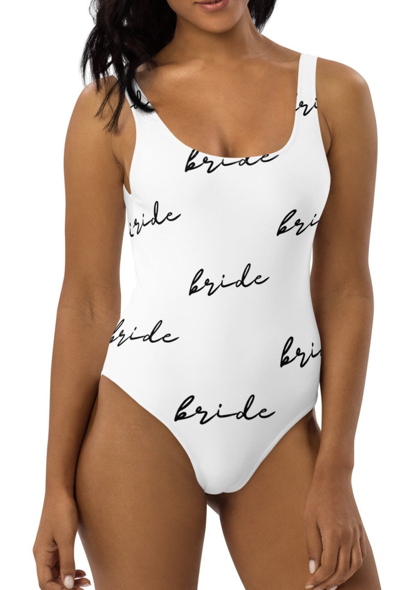 Bride All Over Print One-Piece Swimsuit - Memories of Seasons