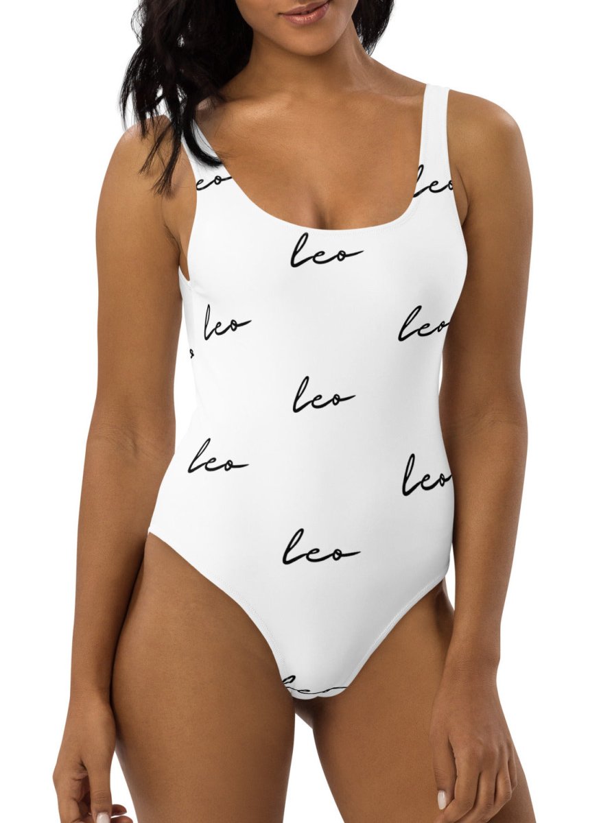 Leo Monogram One-Piece Swimsuit - Memories of Seasons