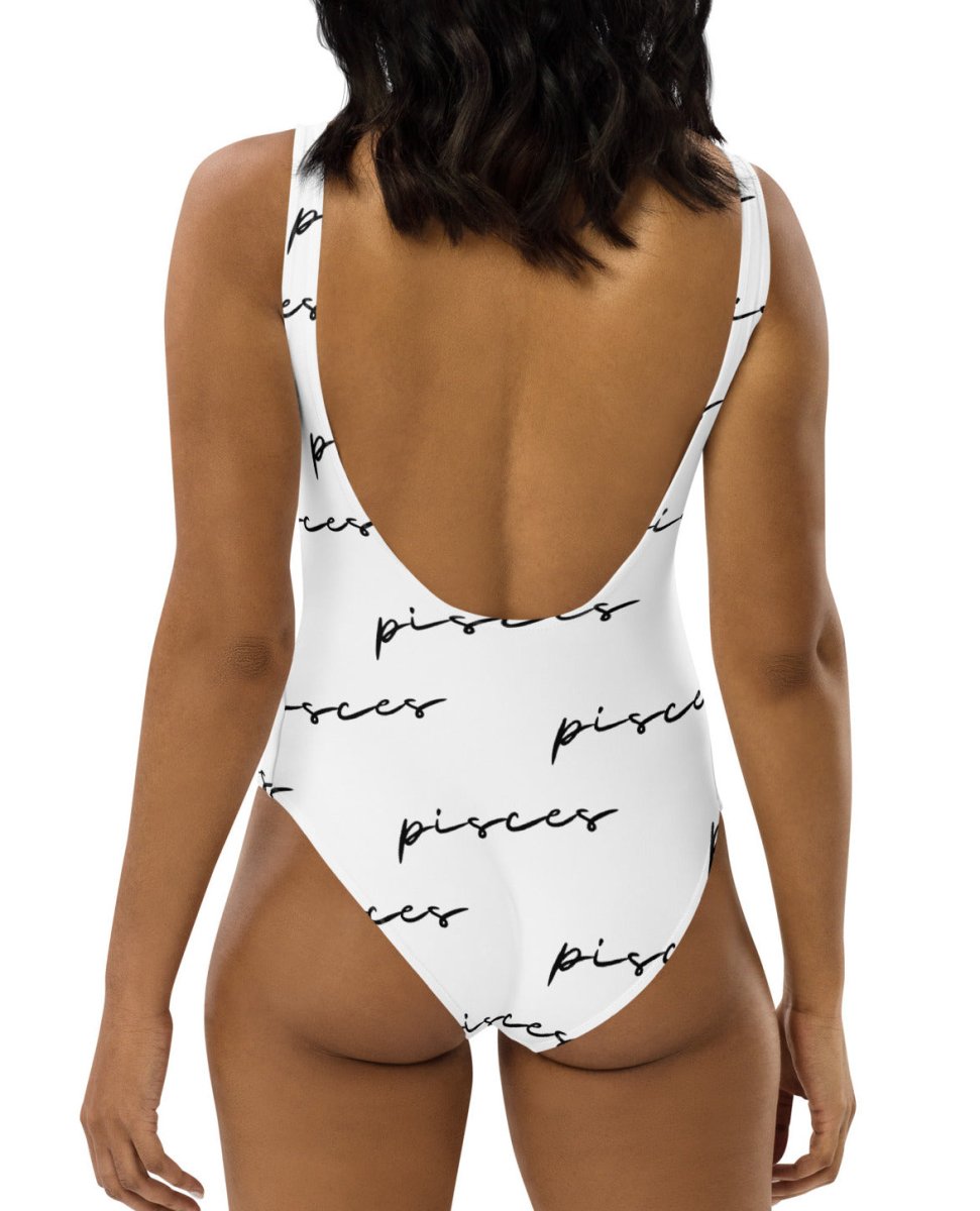 Pisces Monogram One-Piece Swimsuit - Memories of Seasons