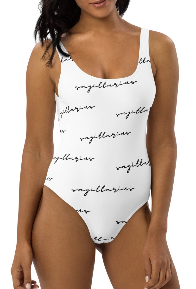 Sagittarius Monogram One-Piece Swimsuit - Memories of Seasons